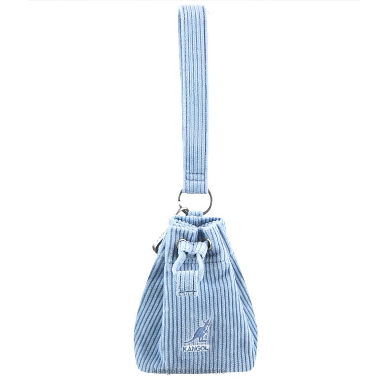 Unisex Accessories Melange Blue Kangol Corduroy Mini Bucket bag Keychain V0X8T1247