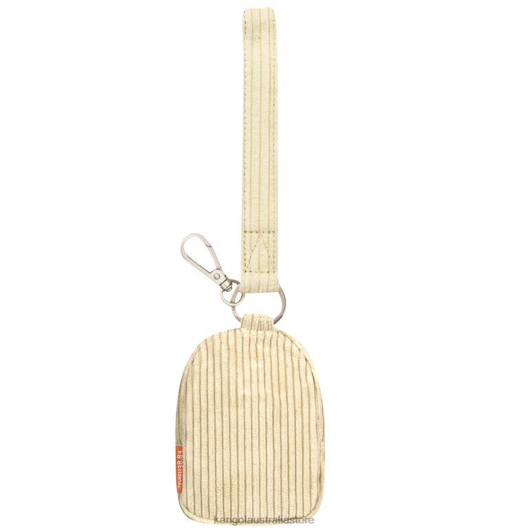 Unisex Accessories Beige Kangol Cord V Mini Pouch Charm V0X8T1248