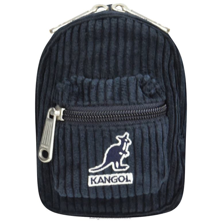 Unisex Accessories Navy Kangol Cord V Mini Pouch Charm V0X8T1250