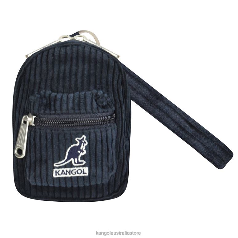 Unisex Accessories Navy Kangol Cord V Mini Pouch Charm V0X8T1250