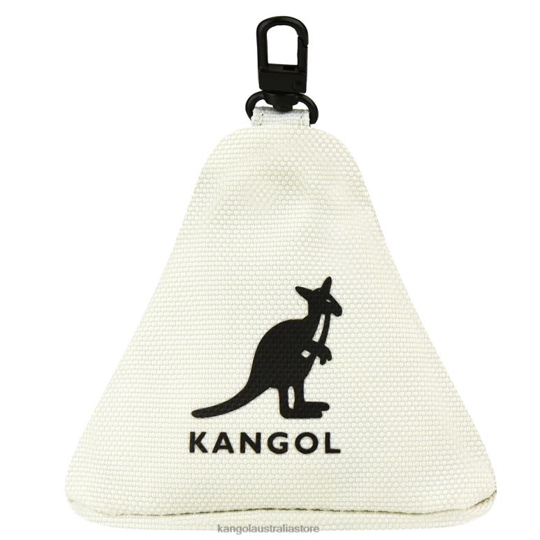 Unisex Accessories Ivory Kangol Gear I Triangle Pouch Charm V0X8T1266