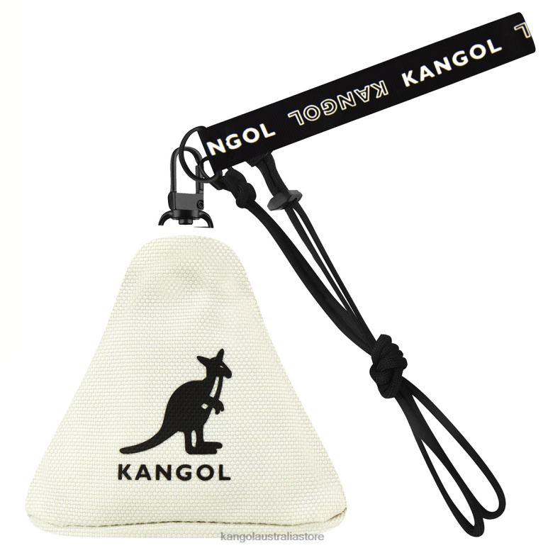 Unisex Accessories Ivory Kangol Gear I Triangle Pouch Charm V0X8T1266
