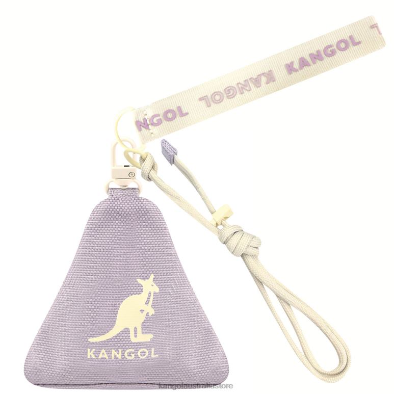 Unisex Accessories Lilac Kangol Gear I Triangle Pouch Charm V0X8T1267