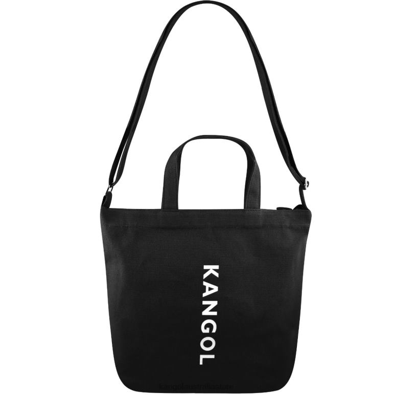 Unisex Accessories Black Kangol Eco Friendly Zippi Medium Tote Bag V0X8T935