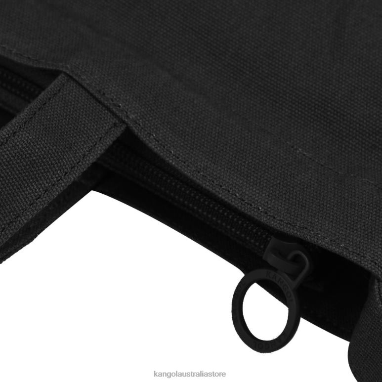 Unisex Accessories Black Kangol Eco Friendly Zippi Medium Tote Bag V0X8T935
