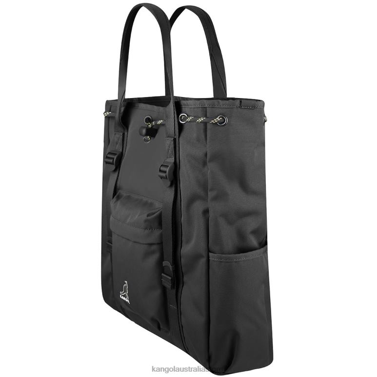 Unisex Accessories Black Kangol Weekend Light Tote Bag V0X8T951