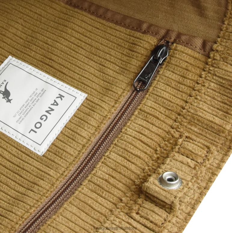 Unisex Accessories Brown Kangol Cord V Shoulder Tote V0X8T975