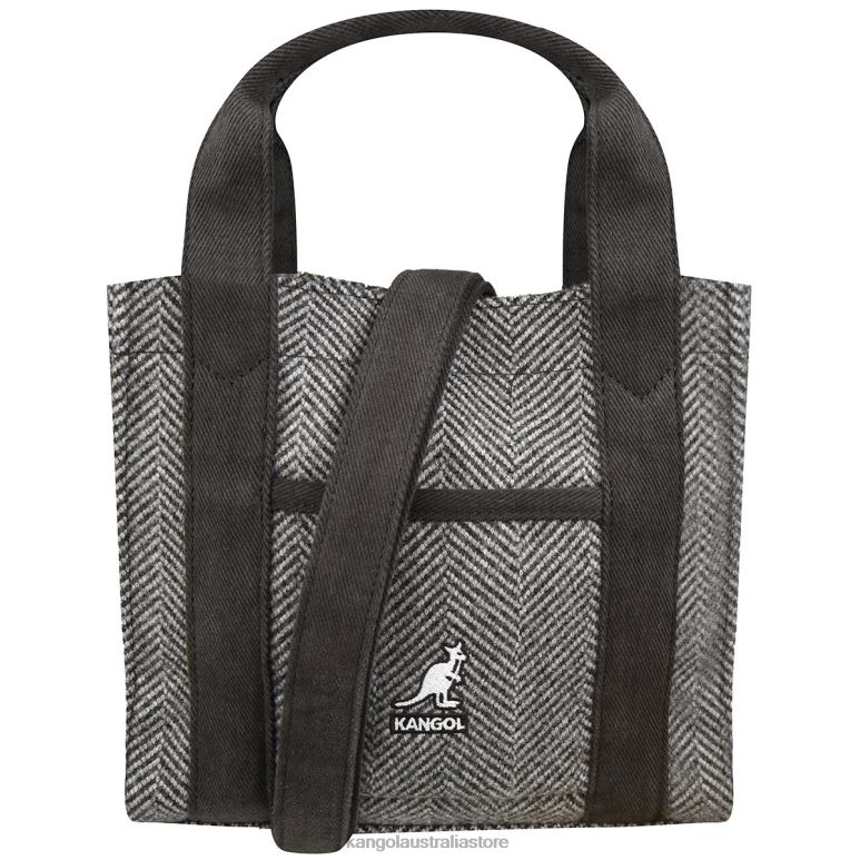 Unisex Accessories Grey Kangol Herringbone Tote Bag V0X8T982