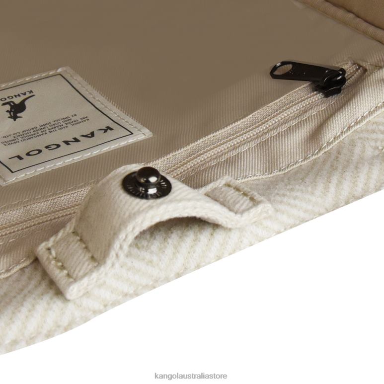 Unisex Accessories Ivory Kangol Herringbone Tote Bag V0X8T983