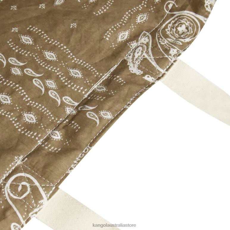 Unisex Accessories Ivory Kangol Reversible Paisley Tote Bag V0X8T964