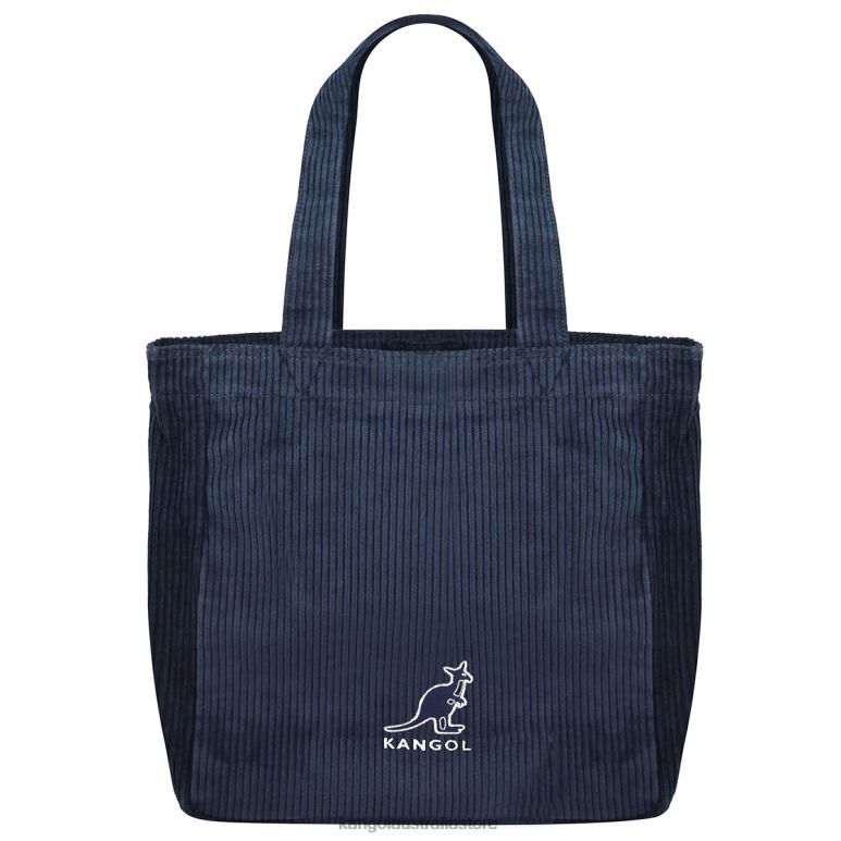 Unisex Accessories Navy Kangol Cord V Shoulder Tote V0X8T976