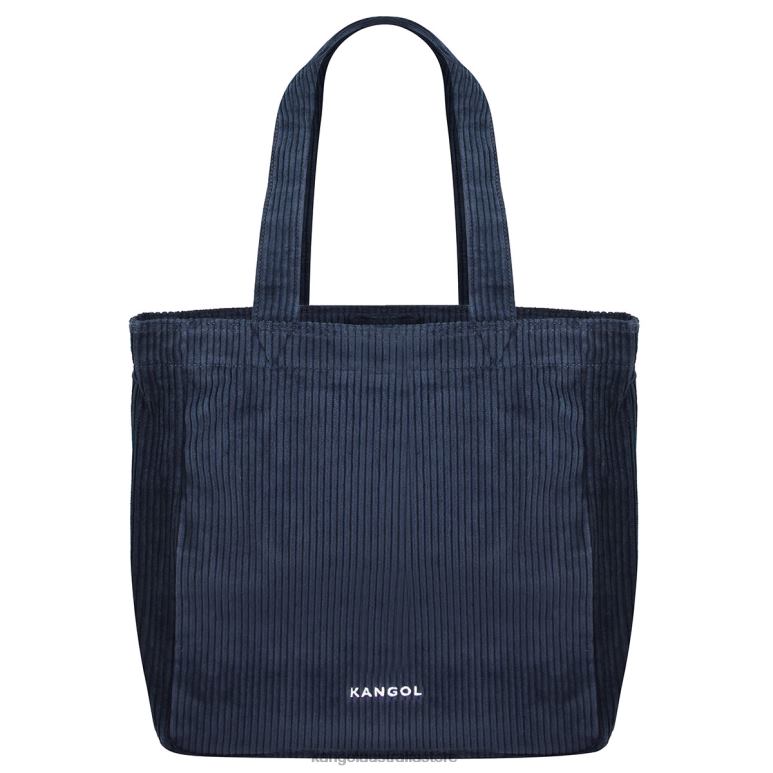 Unisex Accessories Navy Kangol Cord V Shoulder Tote V0X8T976
