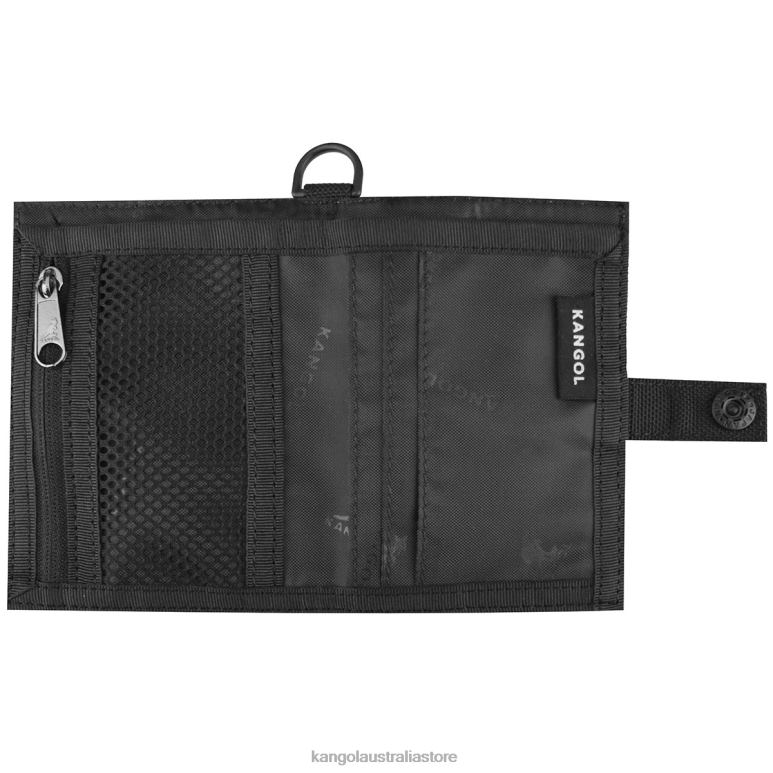 Unisex Accessories Black Kangol Gear I Card Wallet V0X8T1262
