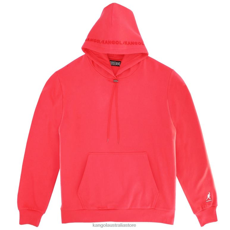 Men Clothing Coral Kangol Embroidered Hoodie V0X8T1146