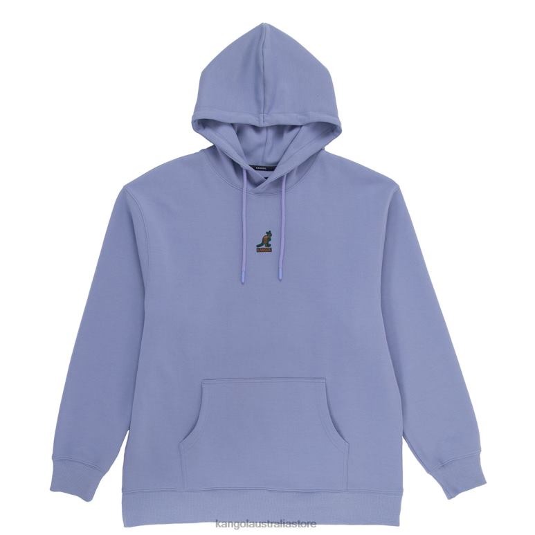 Unisex Clothing Iced Lilac Kangol Interlock Hoodie V0X8T1183