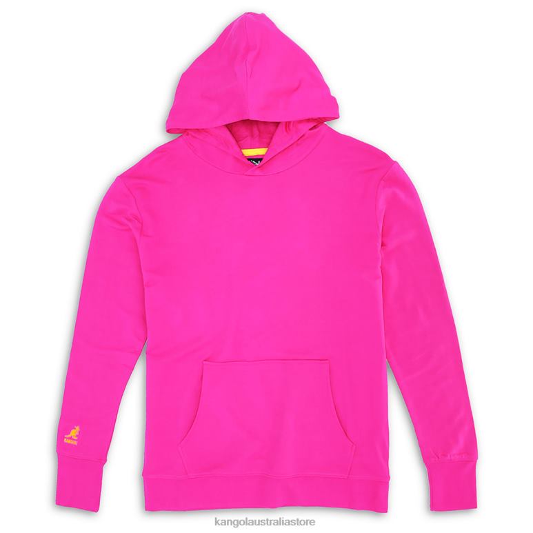 Unisex Clothing Pink Peacock Kangol Pop Color Hoodie V0X8T1116
