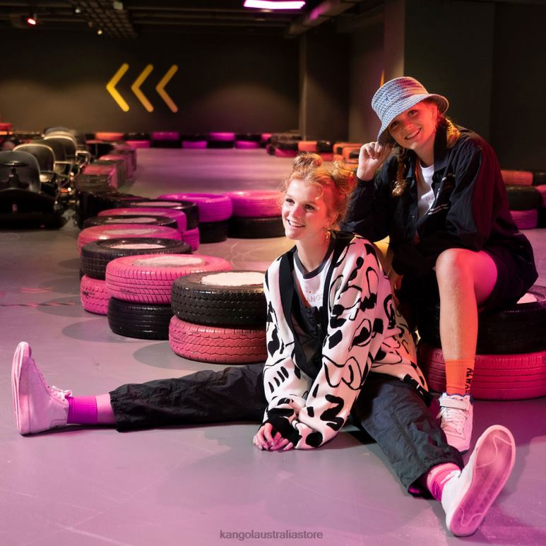 Unisex Clothing Black Kangol Out of this World Jacket V0X8T1202