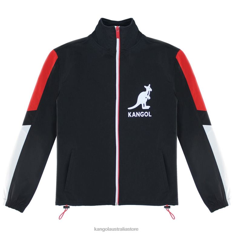 Women Clothing Black Beauty Kangol Colorblock Jacket V0X8T1177