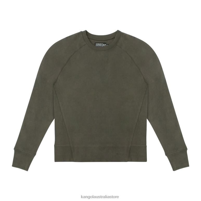 Unisex Clothing Beluga Charcoal Kangol Perfect Crew Pullover V0X8T1190