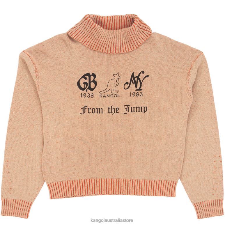 Unisex Clothing Cherry Glow Kangol Rib Crop Sweater V0X8T1185