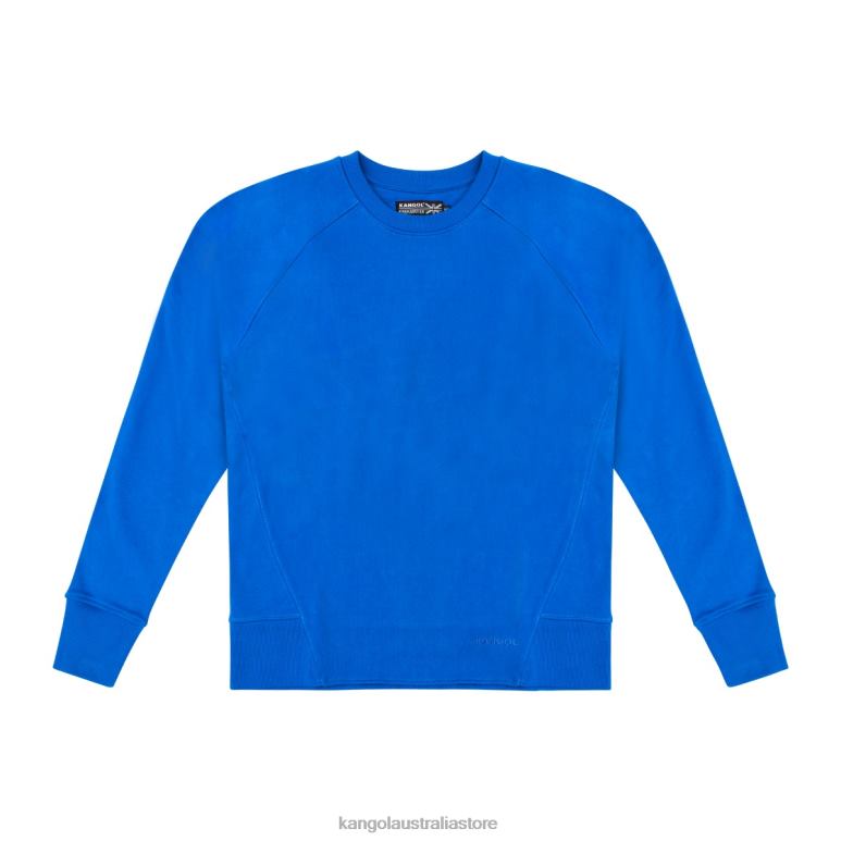 Unisex Clothing Lapis Blue Kangol Perfect Crew Pullover V0X8T1192