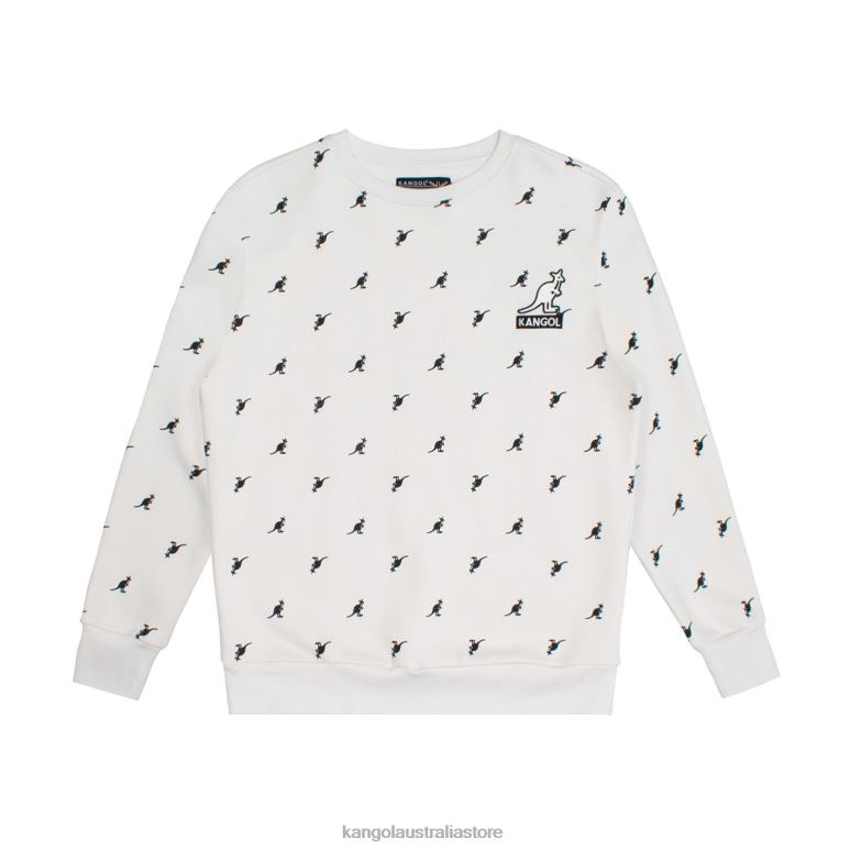 Unisex Clothing Off White Combo Kangol AOP Popover V0X8T1098