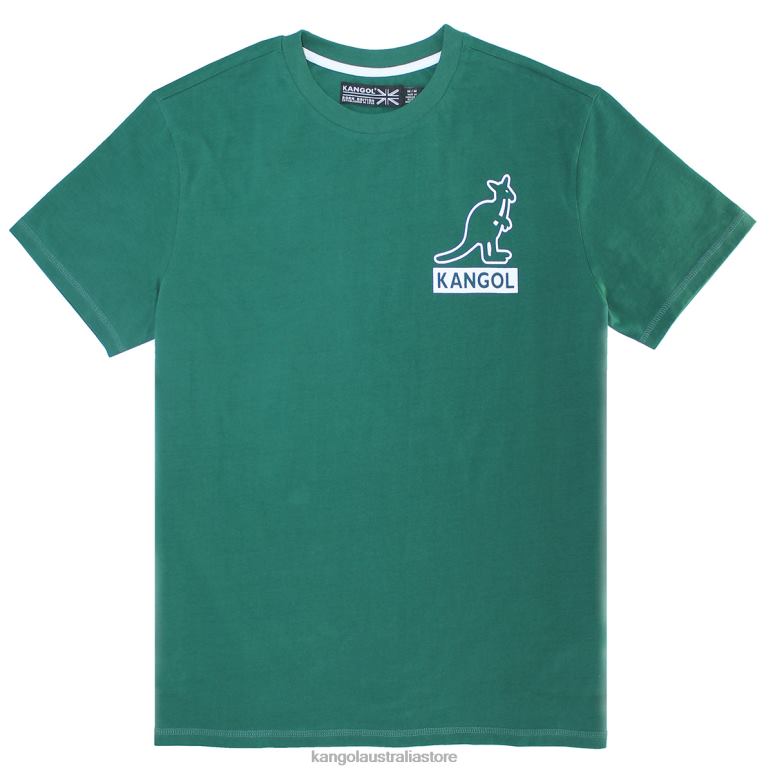 Men Clothing Dark Green Kangol Tennis Tee V0X8T1227
