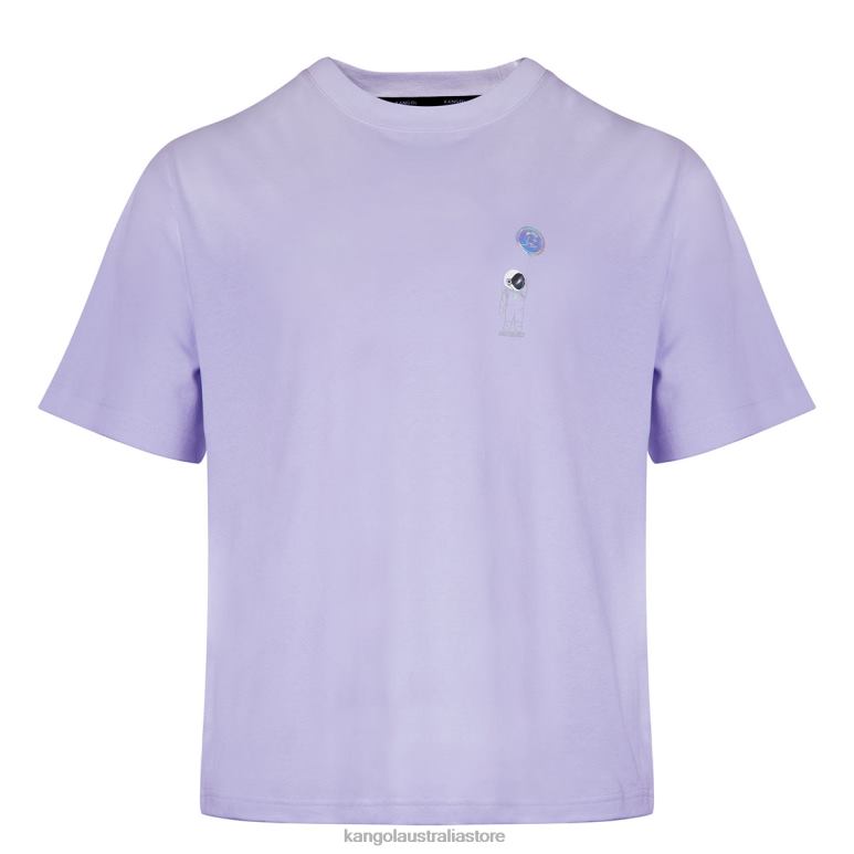 Unisex Clothing Lavender Kangol Space Man Graphic Tee V0X8T1207