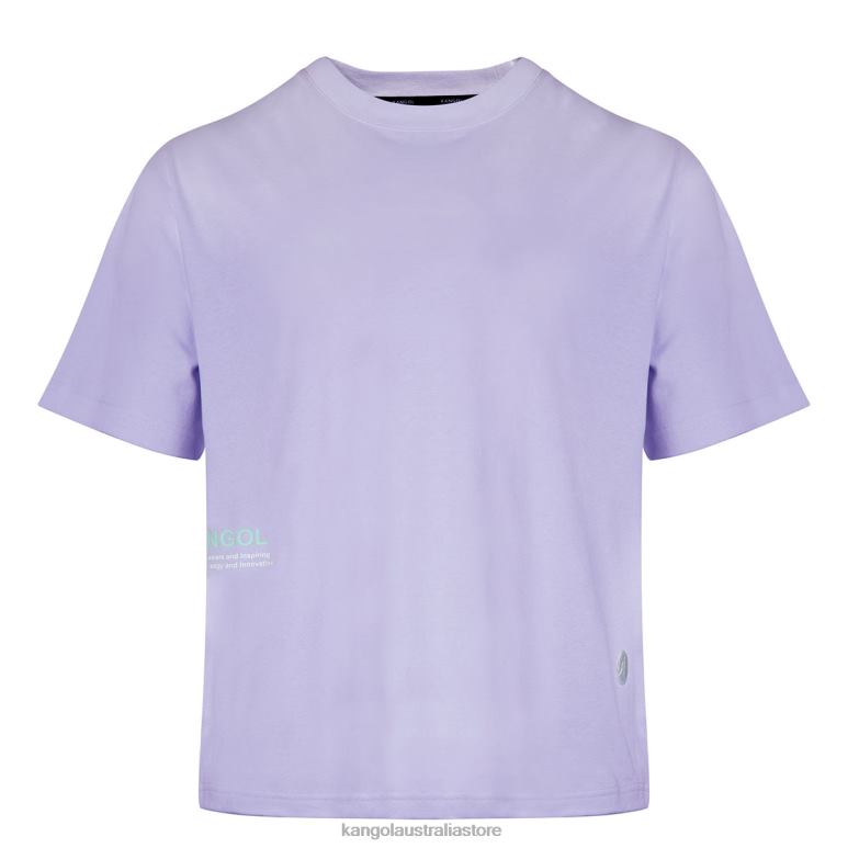 Unisex Clothing Lavender Kangol Space Orbit Graphic Tee V0X8T1197