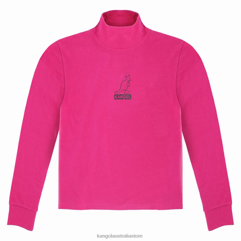 Unisex Clothing Pink Peacock Kangol Foil Long Sleeve Tee V0X8T1214