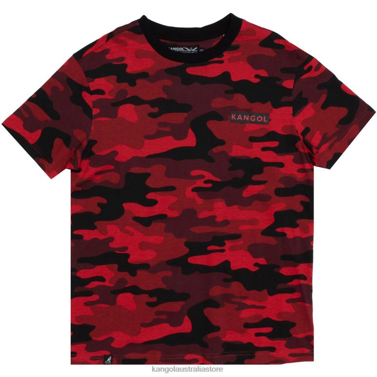 Unisex Clothing Red Camo Kangol Camo T-Shirt V0X8T1222