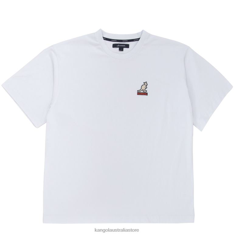Unisex Clothing White Kangol Logo Back Hit Tee V0X8T1237
