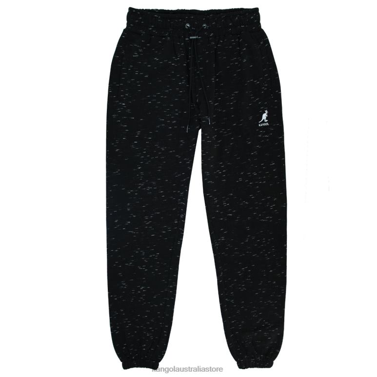 Men Pants Black Inject Kangol Embroidered Jogger V0X8T1062