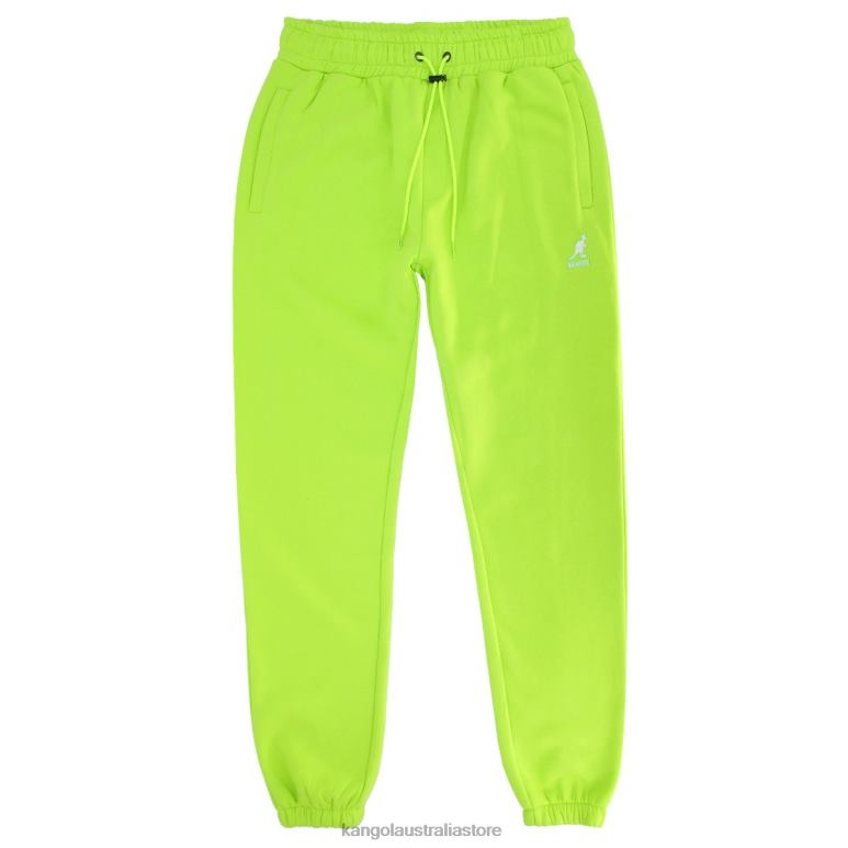 Men Pants Highlight Green Kangol Embroidered Jogger V0X8T1063