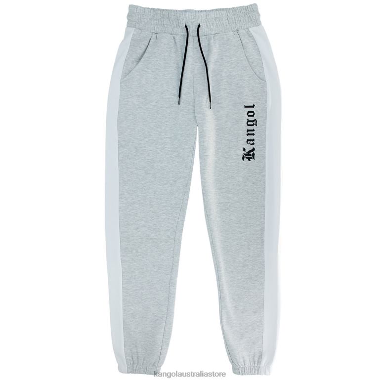 Unisex Pants Grey Mix Kangol Gothic Joggers V0X8T1027
