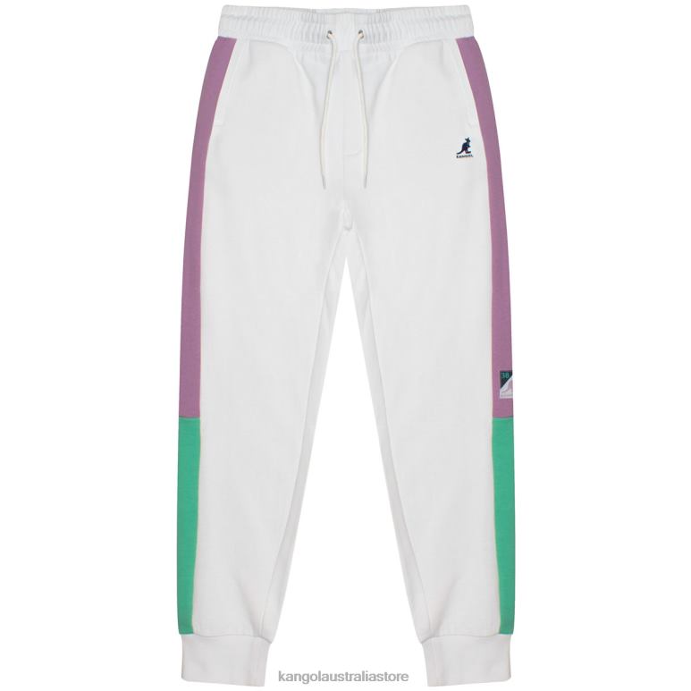 Unisex Pants White Combo Kangol Retro Jogger V0X8T1038