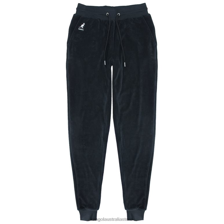 Women Pants Black Beauty Kangol Terry Cloth Jogger Pants V0X8T1051