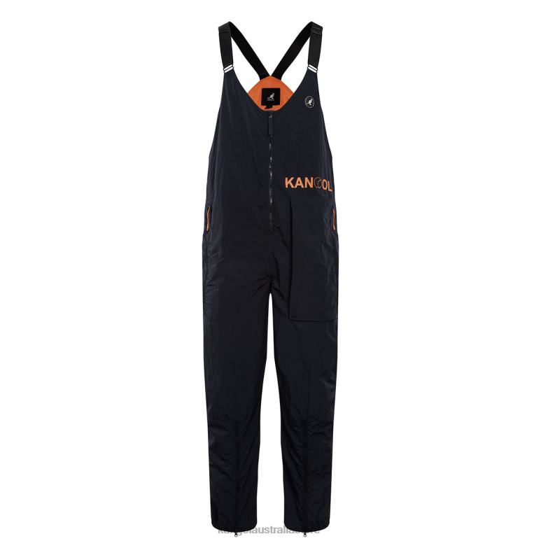 Unisex Pants Black Kangol Out of this World Overalls V0X8T996