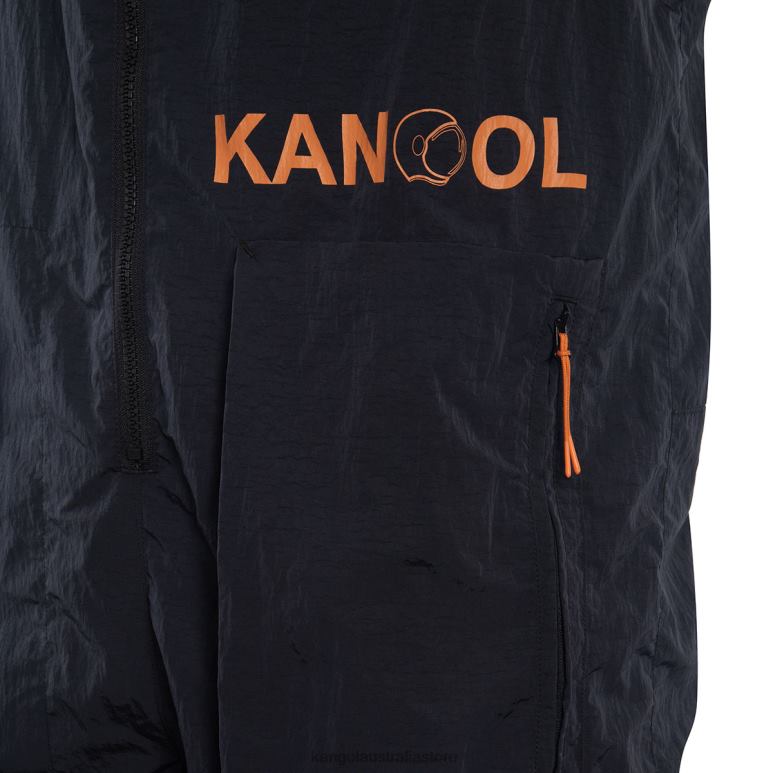 Unisex Pants Black Kangol Out of this World Overalls V0X8T996