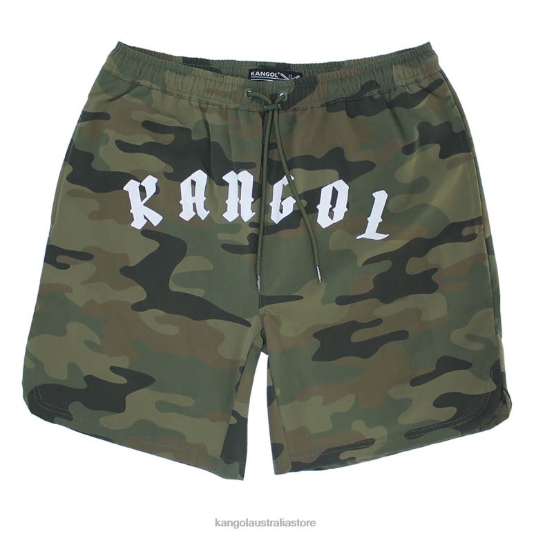 Unisex Pants Army Camo Kangol Gothic Swim Short V0X8T1030