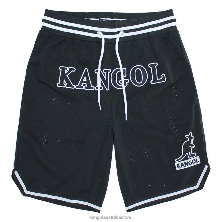 Unisex Pants Black Kangol Game Day Basketball Shorts V0X8T1007