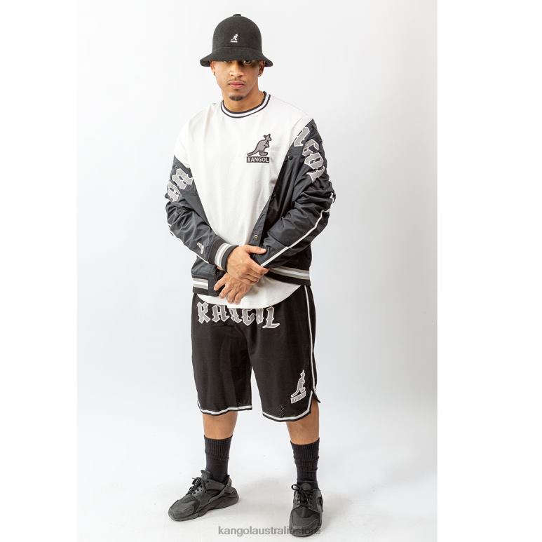 Unisex Pants Black Kangol Game Day Basketball Shorts V0X8T1007