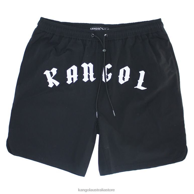 Unisex Pants Black Kangol Gothic Swim Short V0X8T1028
