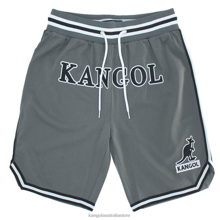 Unisex Pants Grey Kangol Game Day Basketball Shorts V0X8T1008