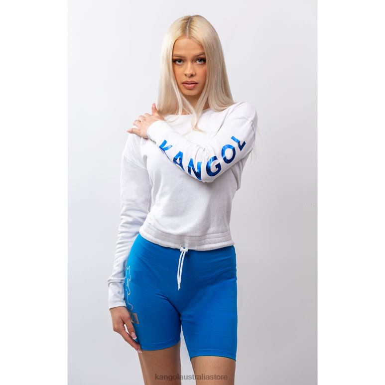 Unisex Pants Indigo Bunting Kangol Foil Biker Shorts V0X8T1002