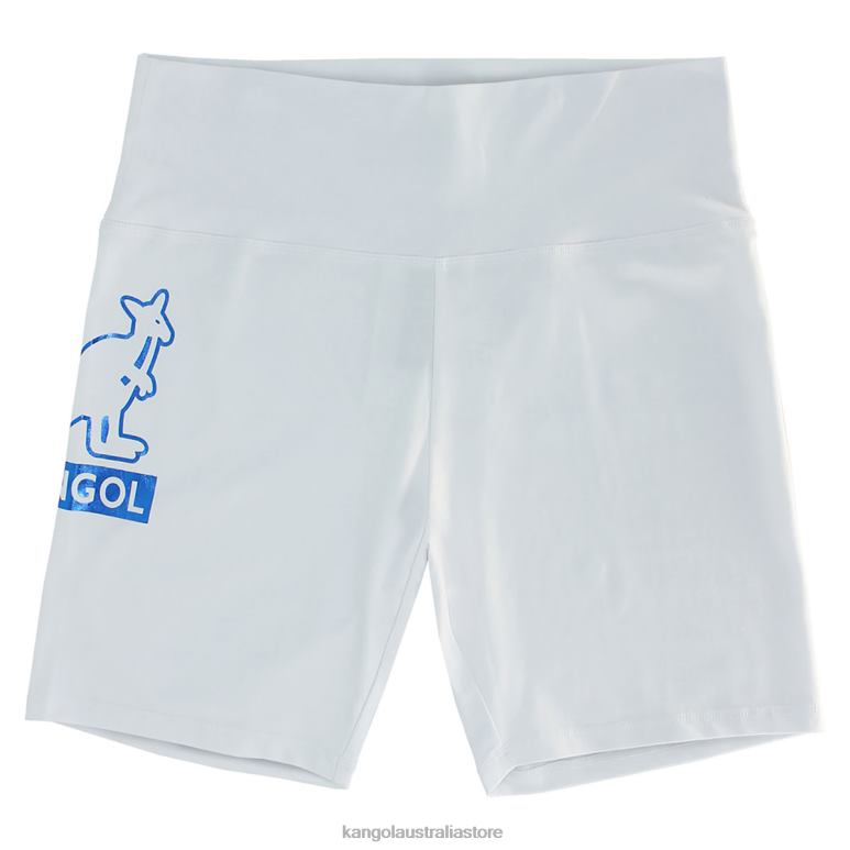 Unisex Pants White Kangol Foil Biker Shorts V0X8T1001