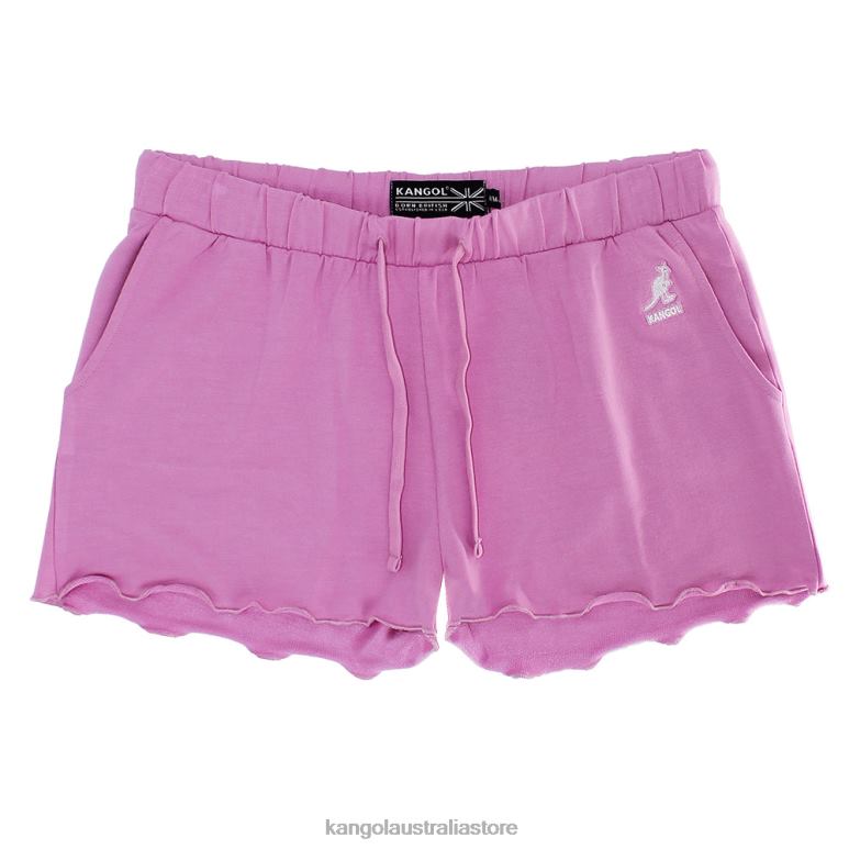 Women Pants Cyclamen Kangol Ruffled Shorts V0X8T1074